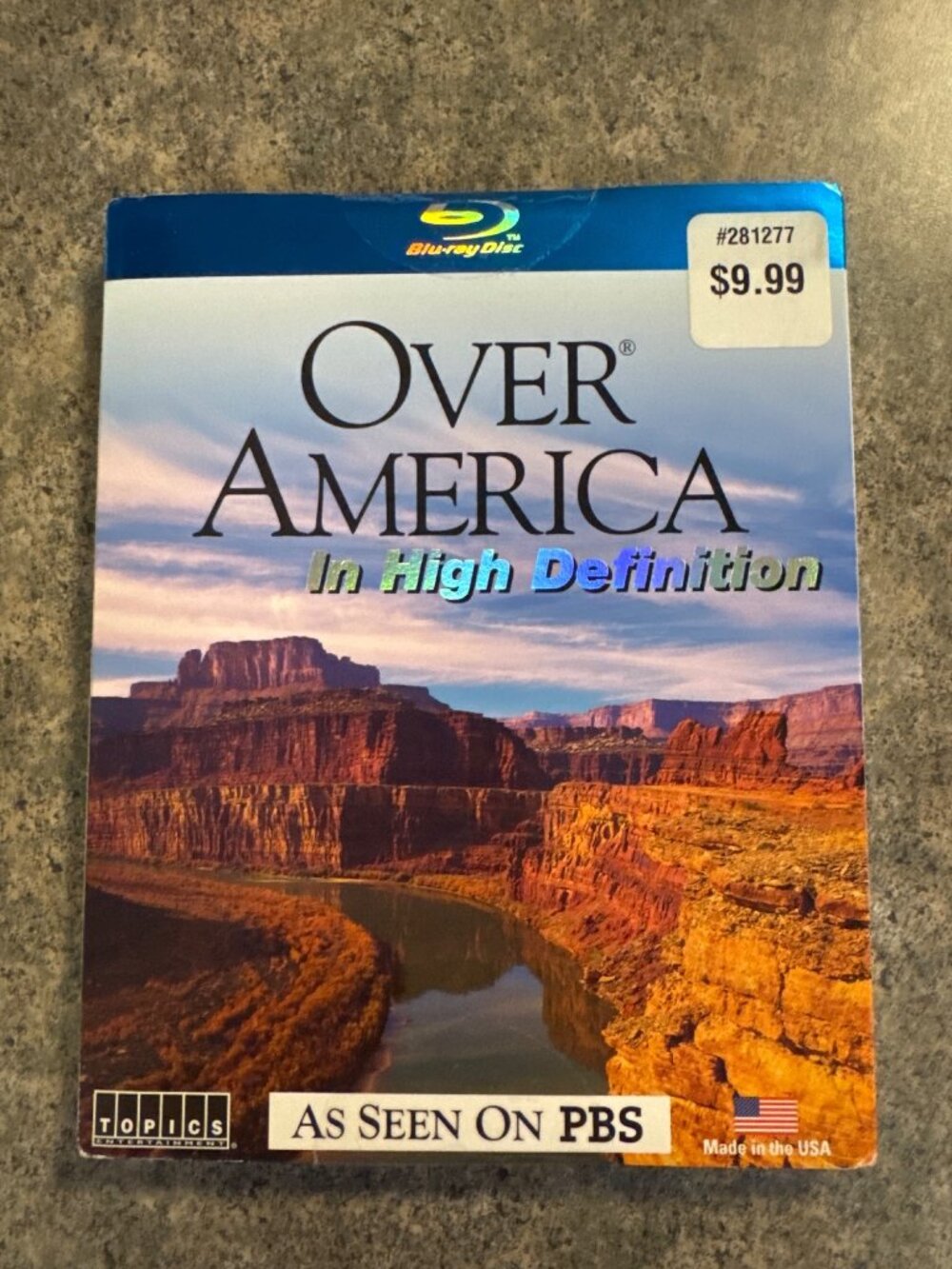 Over America Blu-Ray Disc A Stunning Visual Journey In High Definition Narrated